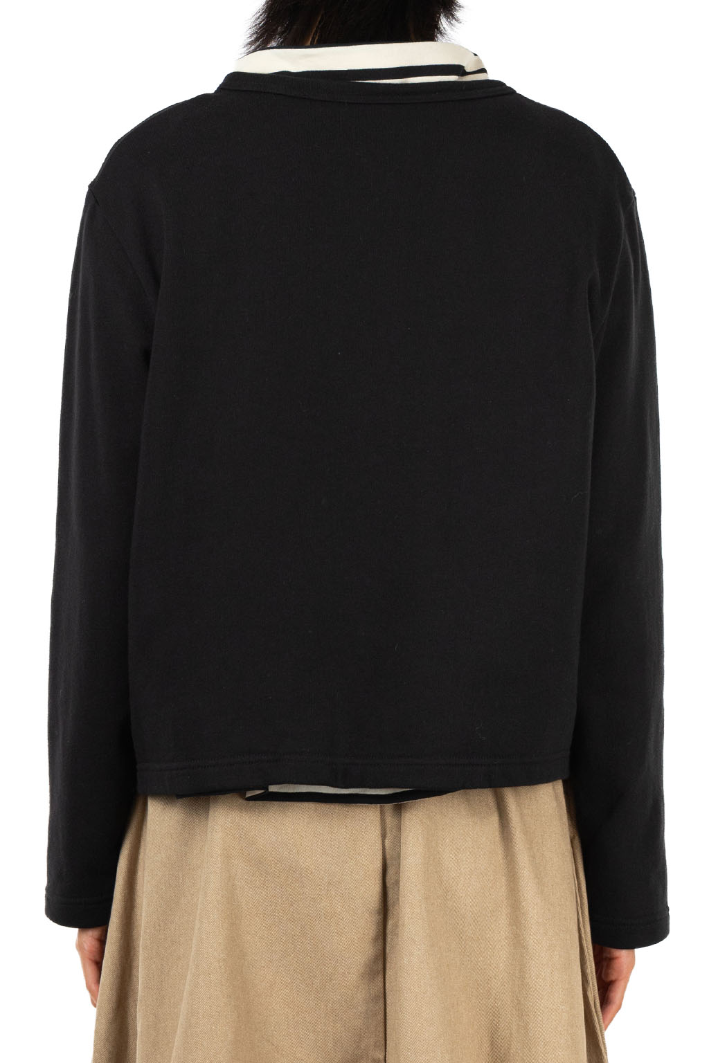 NARU  - French Terry Pocket Cardigan - Black