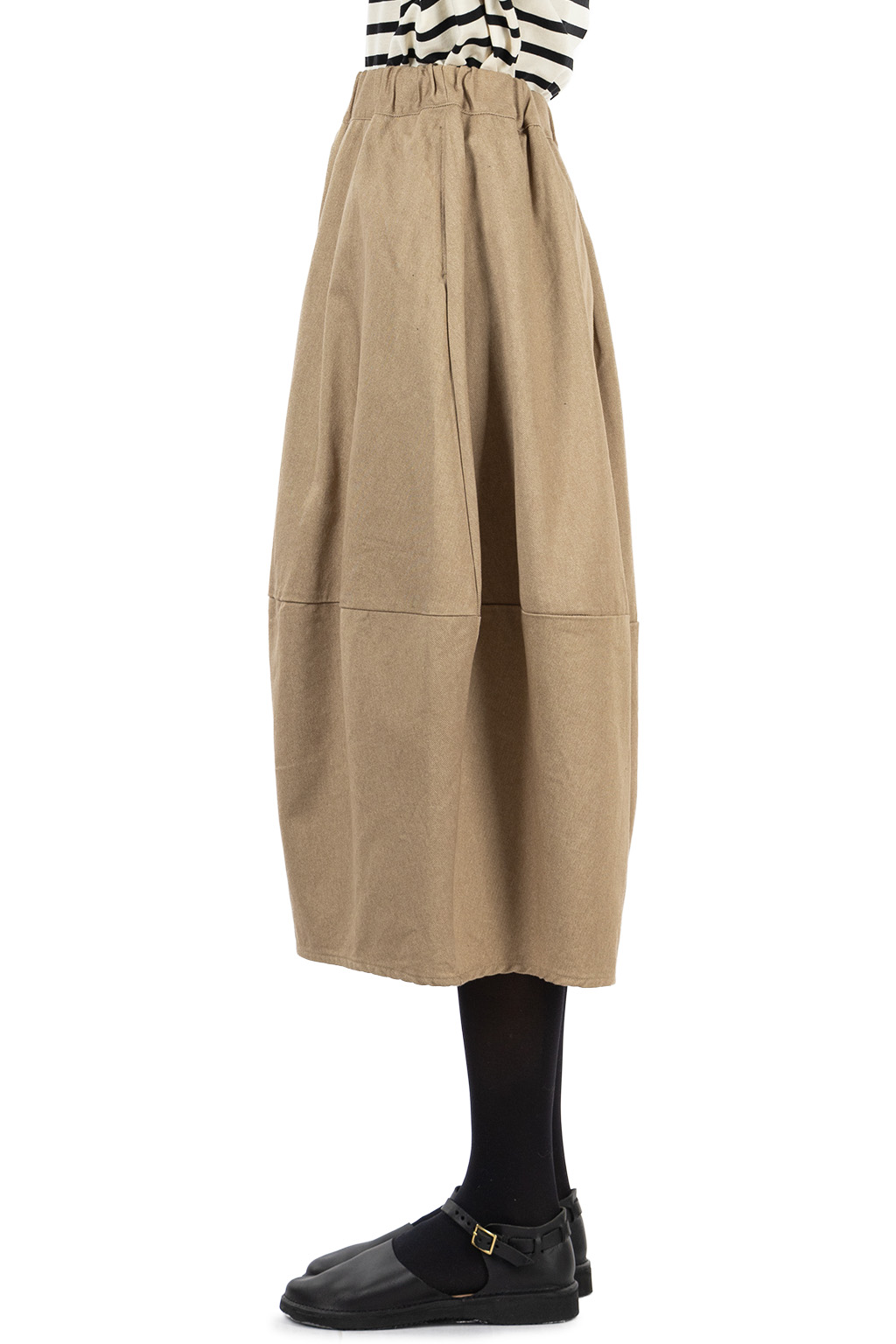 NARU  - Katsuragi Egg Skirt - Beige