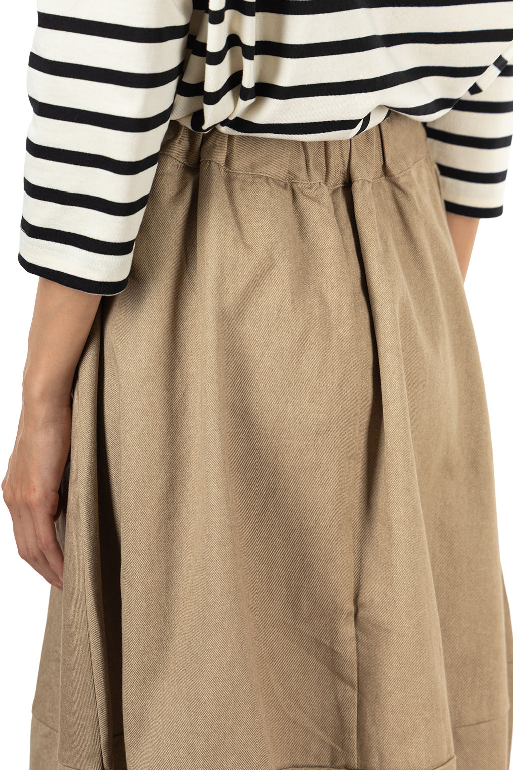 NARU  - Katsuragi Egg Skirt - Beige
