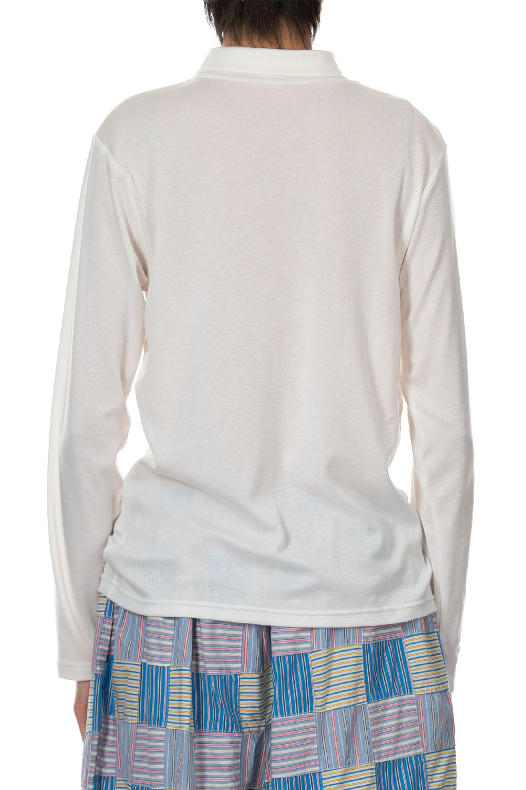 NARU  - Lyocell Collar Pullover - Off White