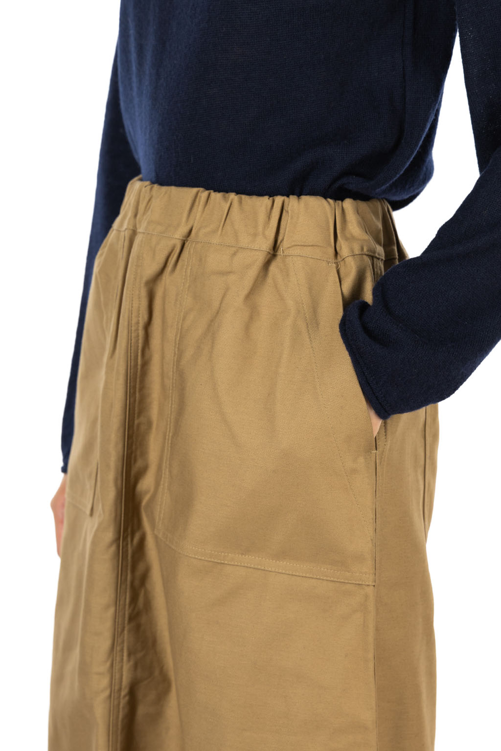 NARU  - Military Baker Skirt - Beige
