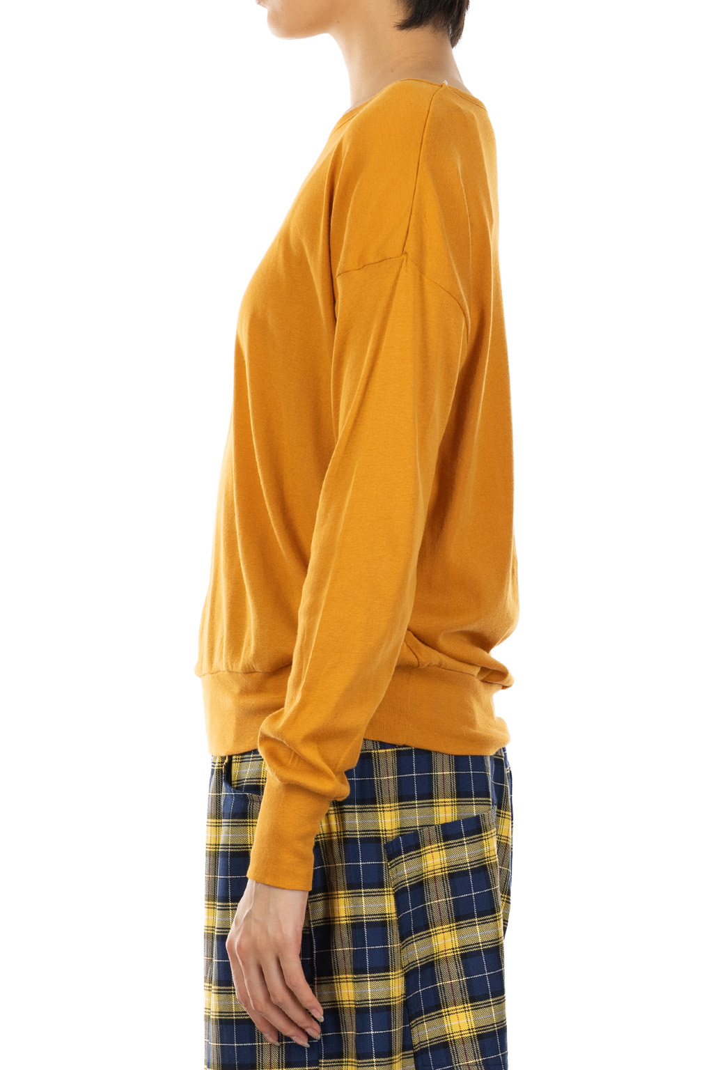 NARU  - Soft Cotton Pullover - Saffron