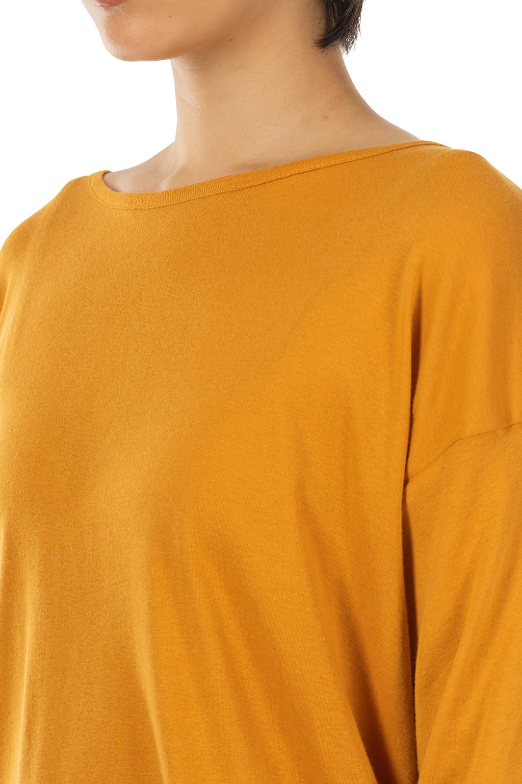 NARU  - Soft Cotton Pullover - Saffron