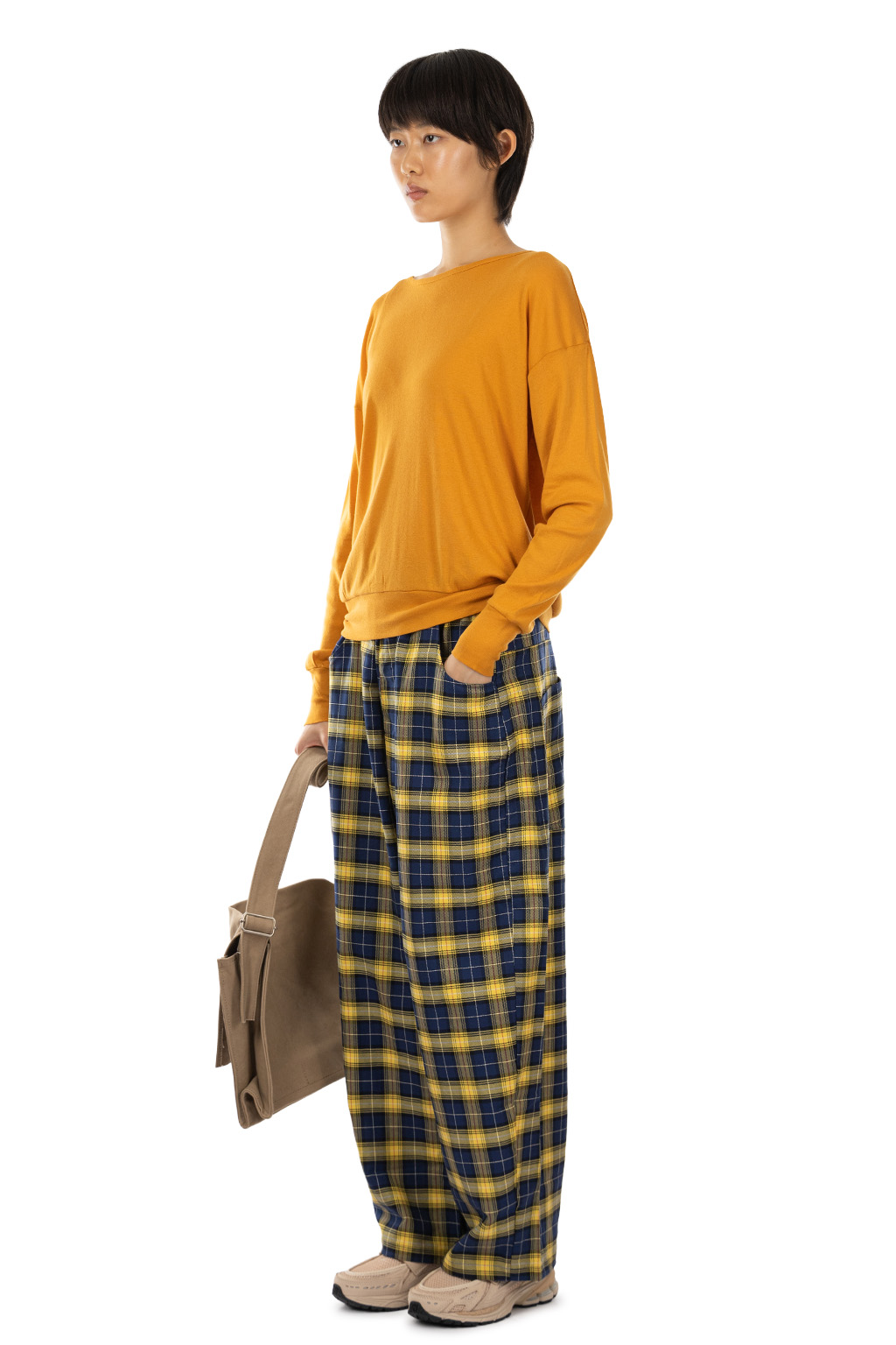 NARU  - Soft Cotton Pullover - Saffron