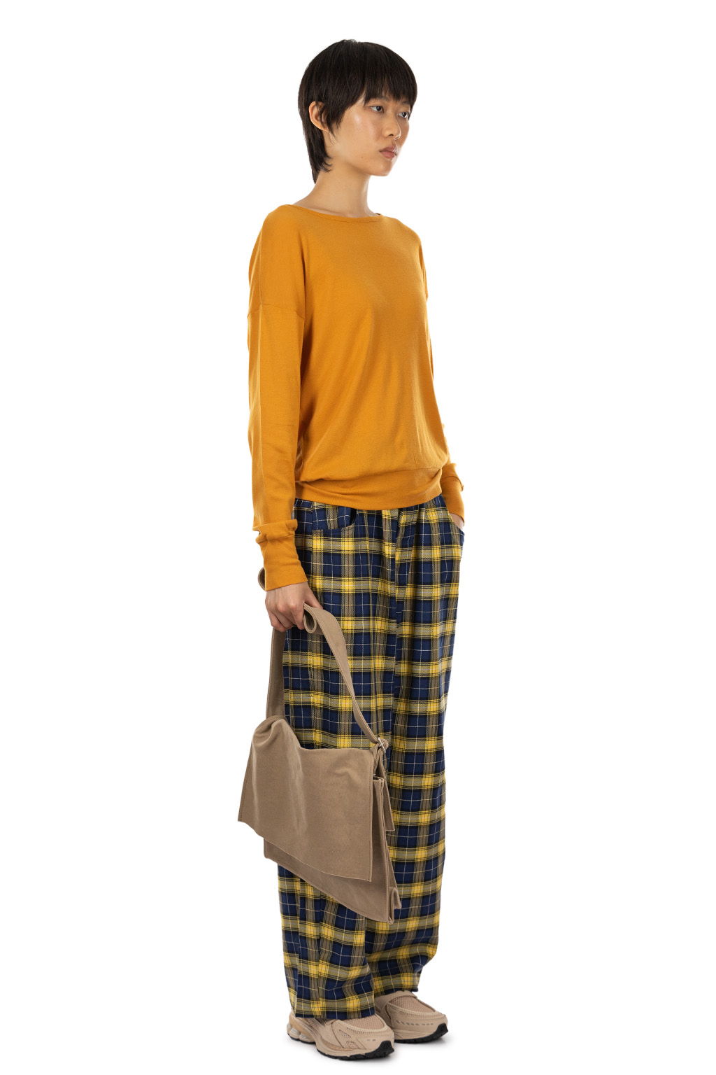 NARU  - Soft Cotton Pullover - Saffron