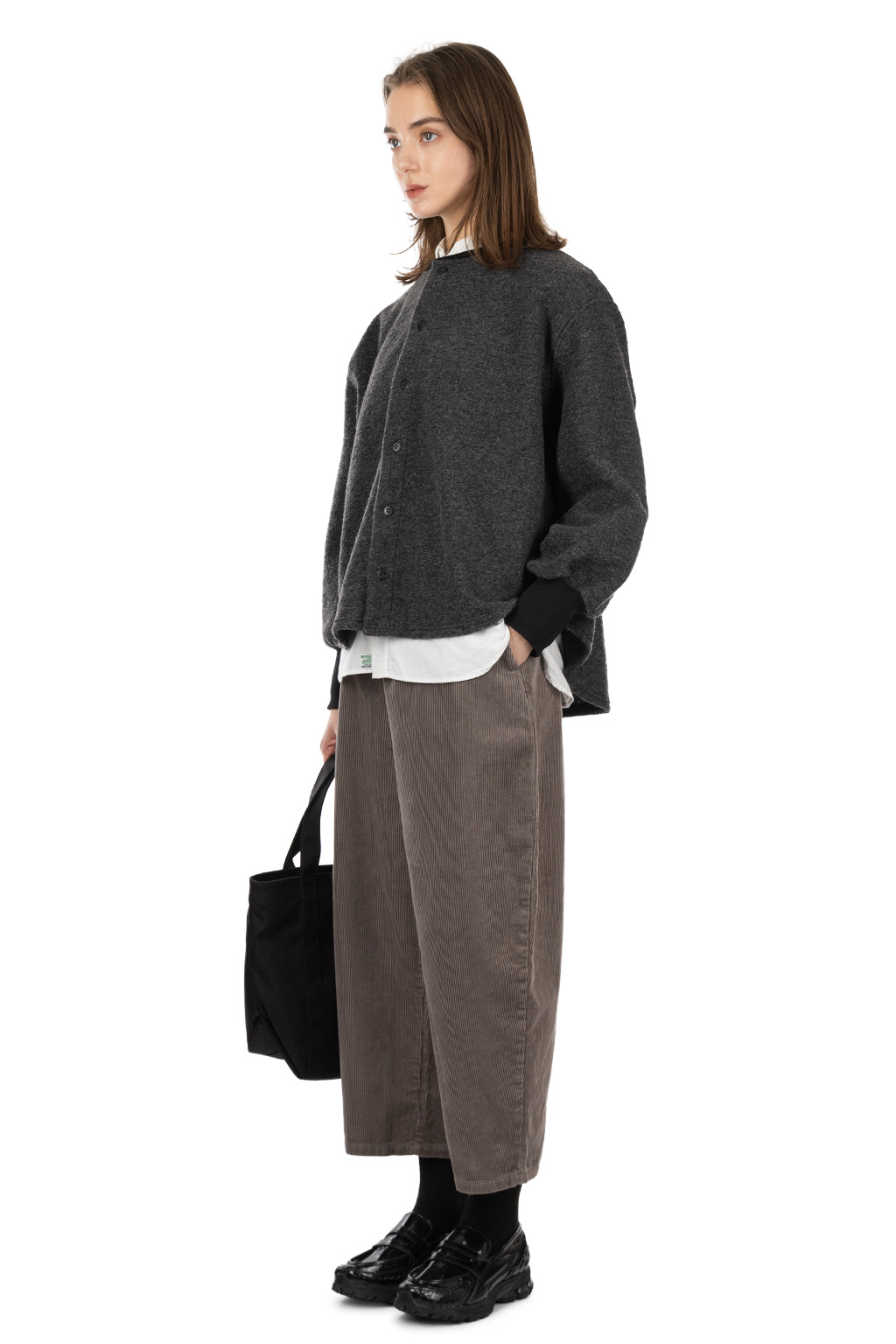 NARU  - Travel Wool Premium Jacket - Charcoal