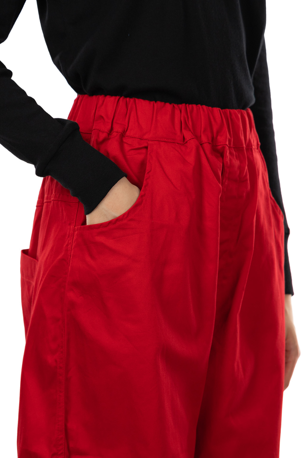 NARU  - Twill Noppo Pants - Red