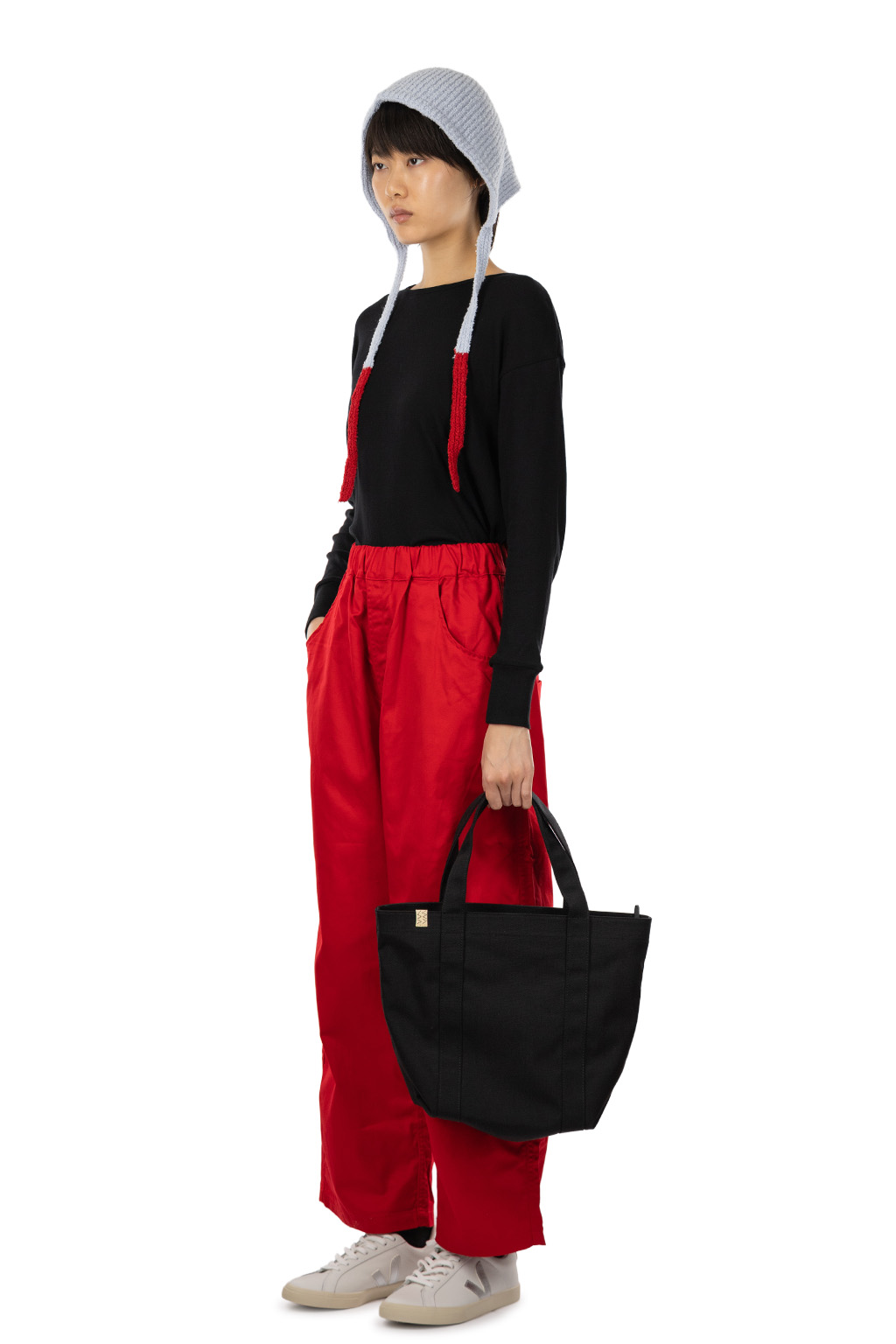 NARU  - Twill Noppo Pants - Red