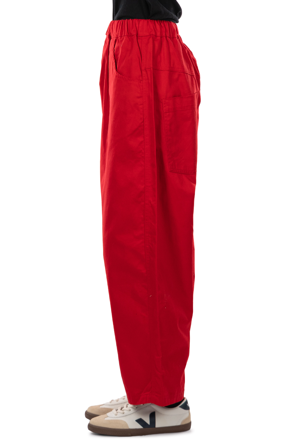 NARU  - Twill Noppo Pants - Red