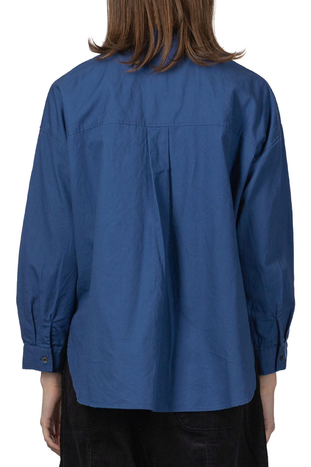 Nachukara - Oxford Washed Stand Collar Shirt