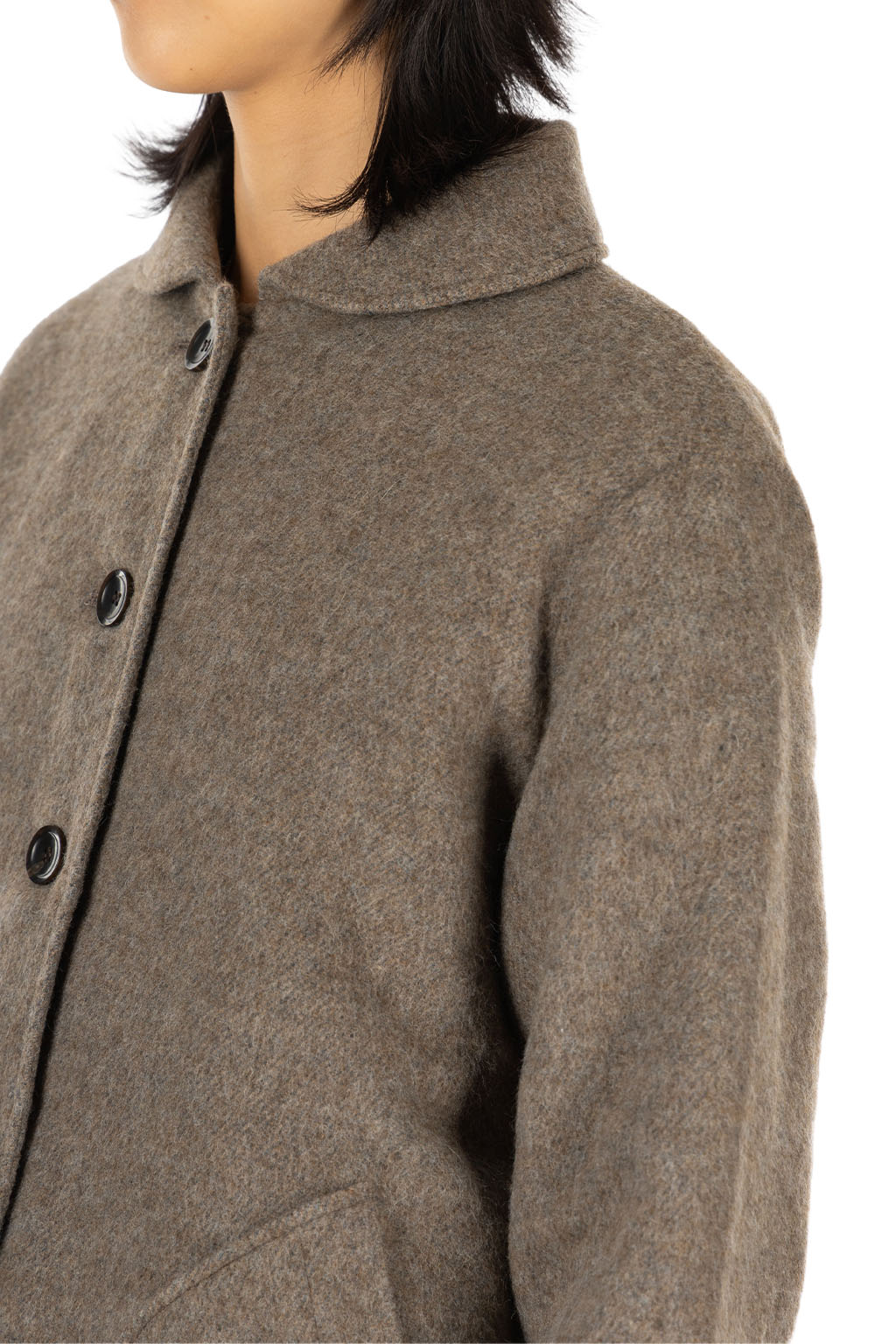 Nachukara - Wool Beaver Shawl Jacket
