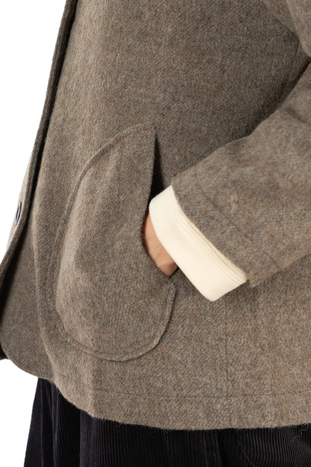 Nachukara - Wool Beaver Shawl Jacket