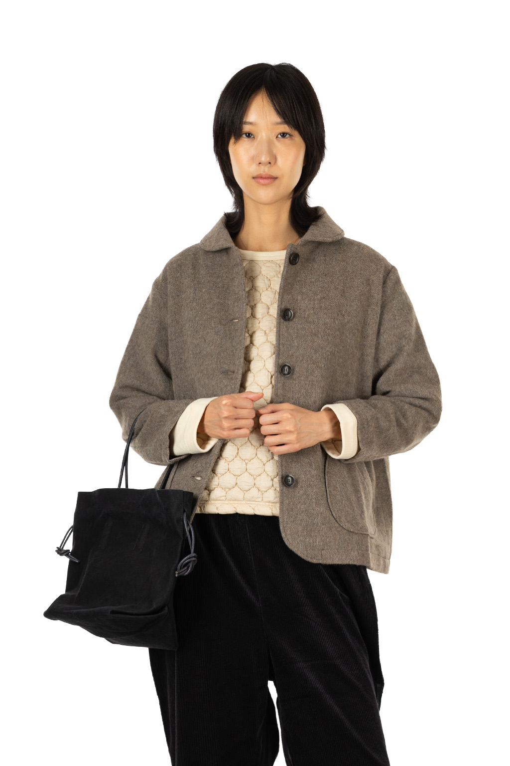 Nachukara - Wool Beaver Shawl Jacket