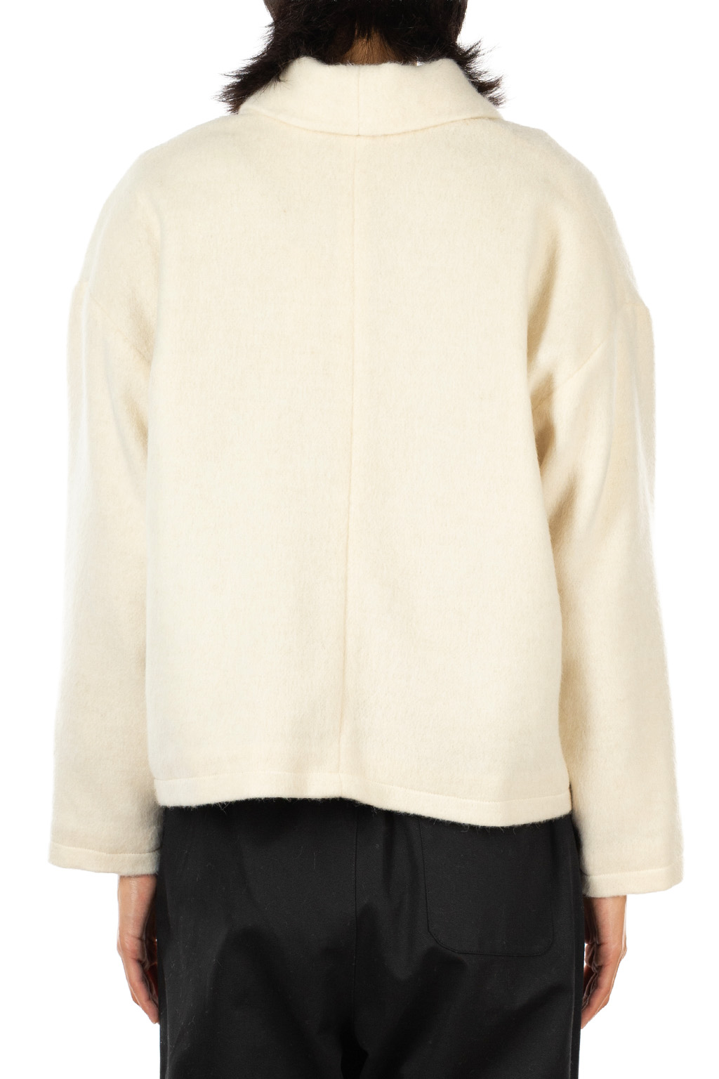 Nachukara - Wool Blend Beaver Robe Jacket 