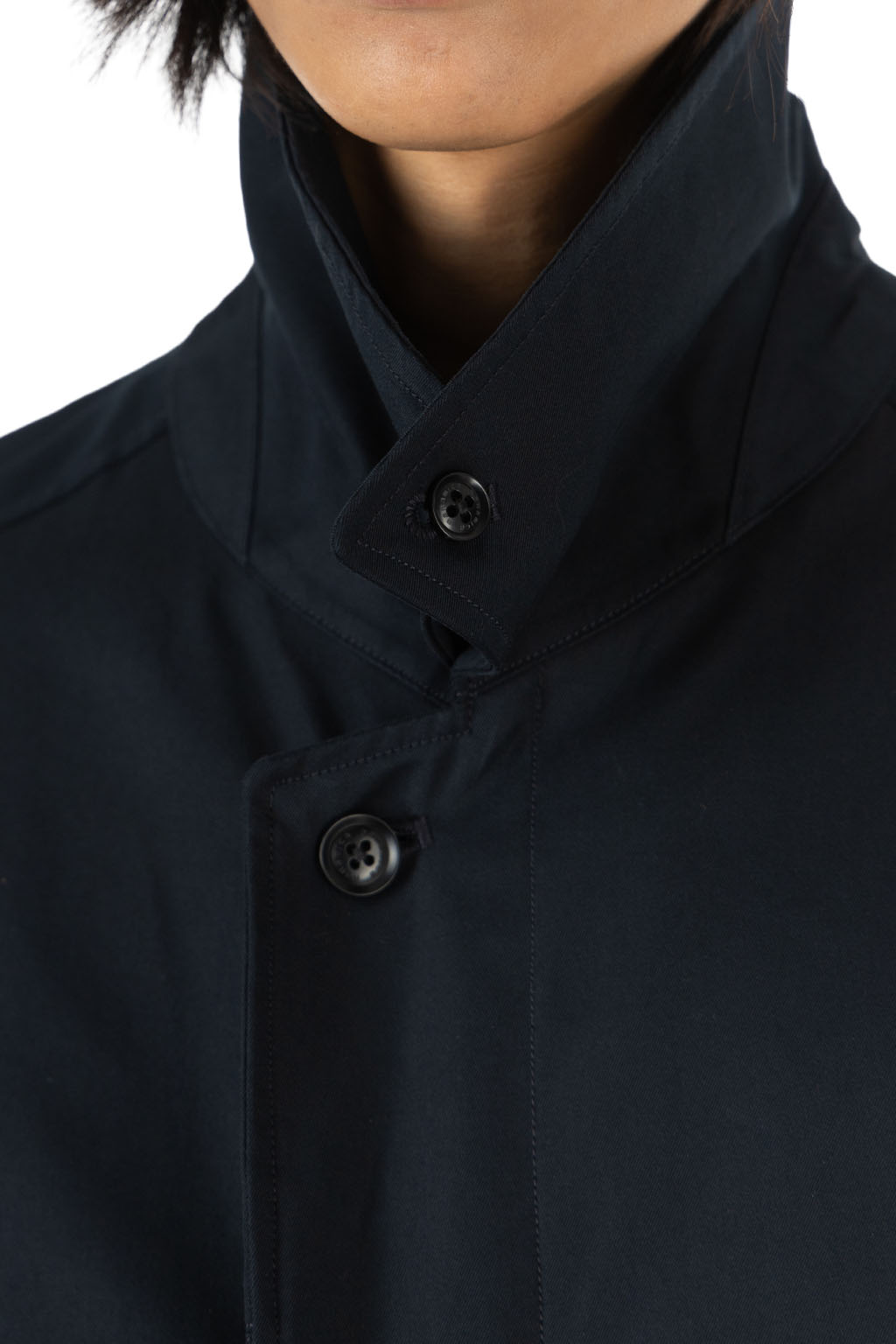 Nanamica (NAN) - 2L Cotton GORE-TEX Balmacaan Coat - Navy