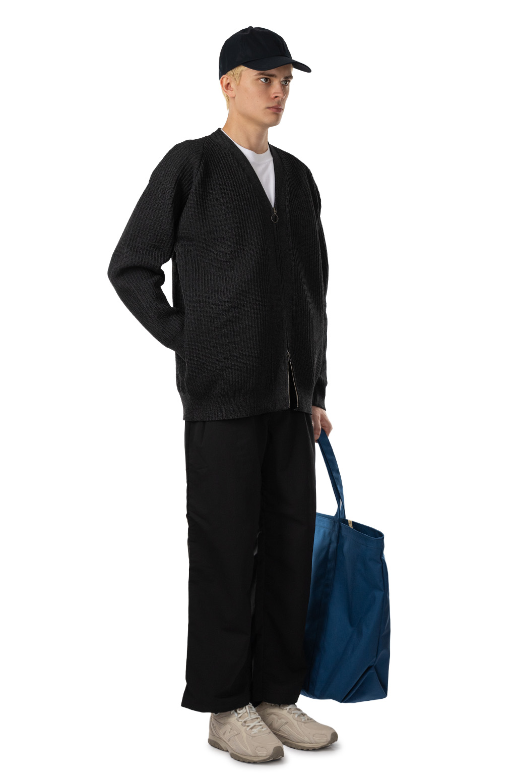 Nanamica (NAN) - 5G Zip Cardigan - Black