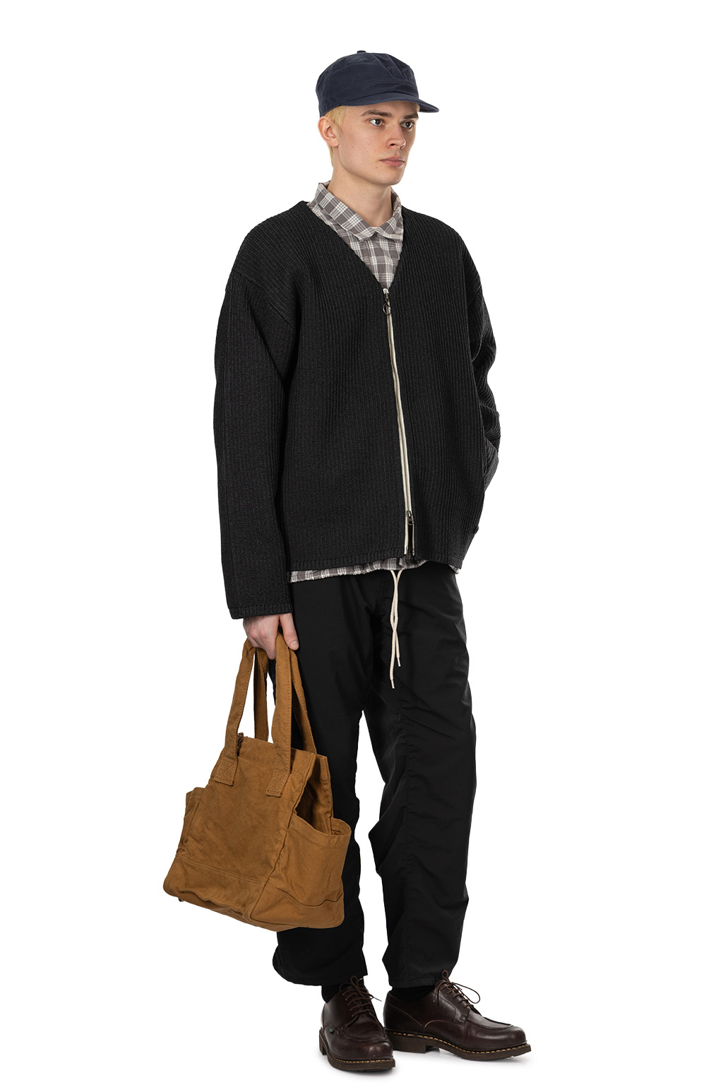Nanamica (NAN) - 5G Zip Cardigan - Black