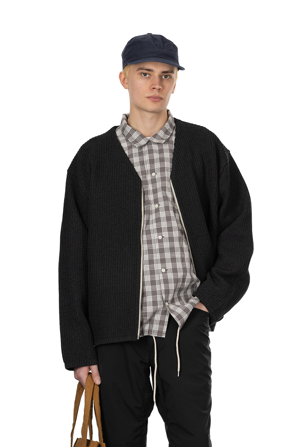 Nanamica (NAN) - 5G Zip Cardigan - Black