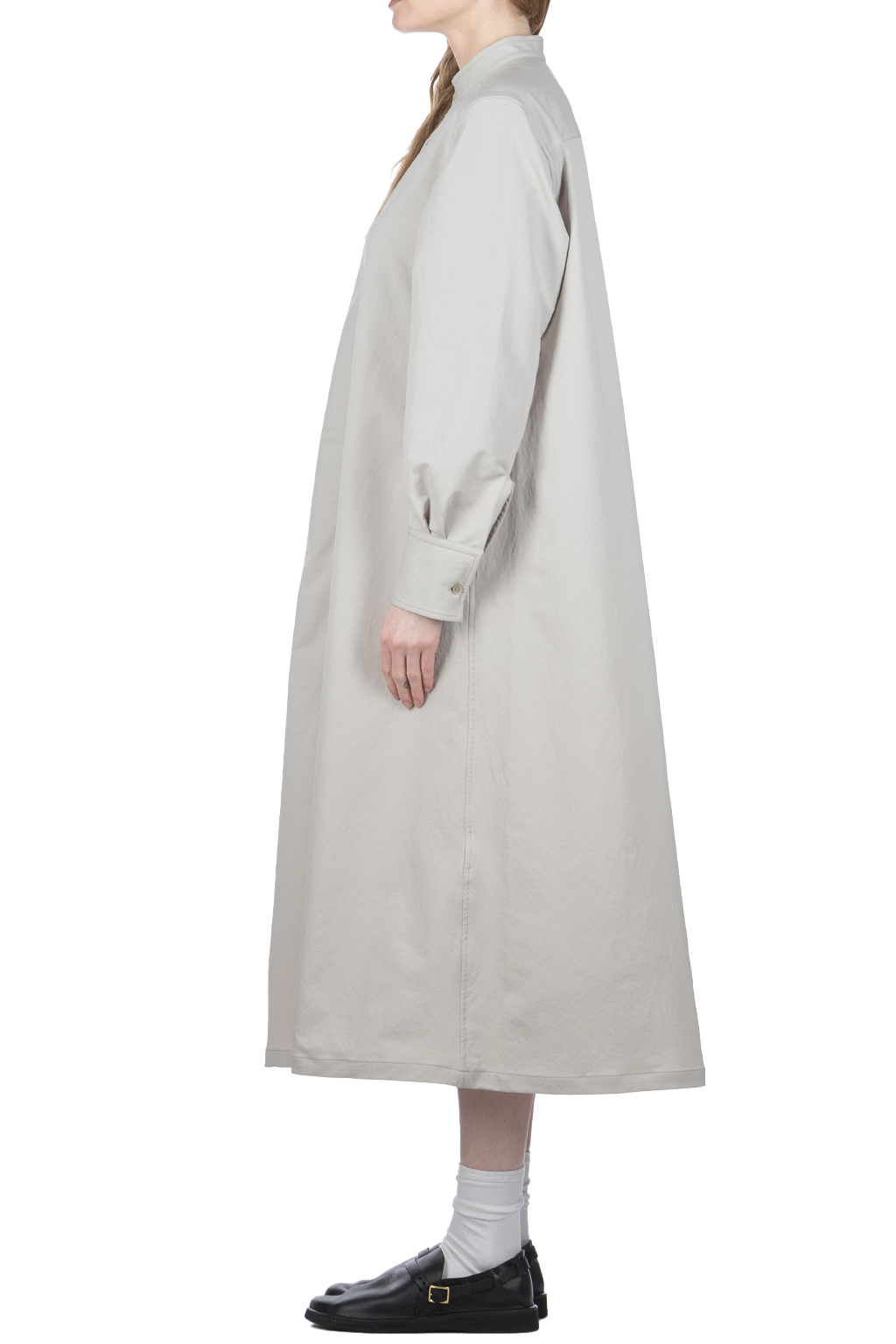 Nanamica (NAN) - ALPHADRY Shirt Dress - Pale Gray