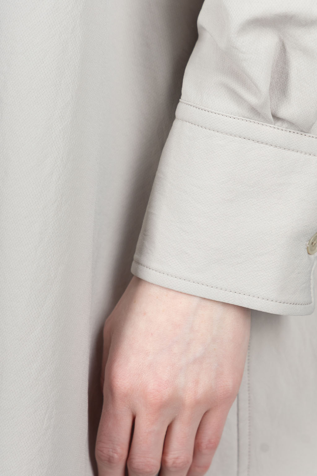 Nanamica (NAN) - ALPHADRY Shirt Dress - Pale Gray