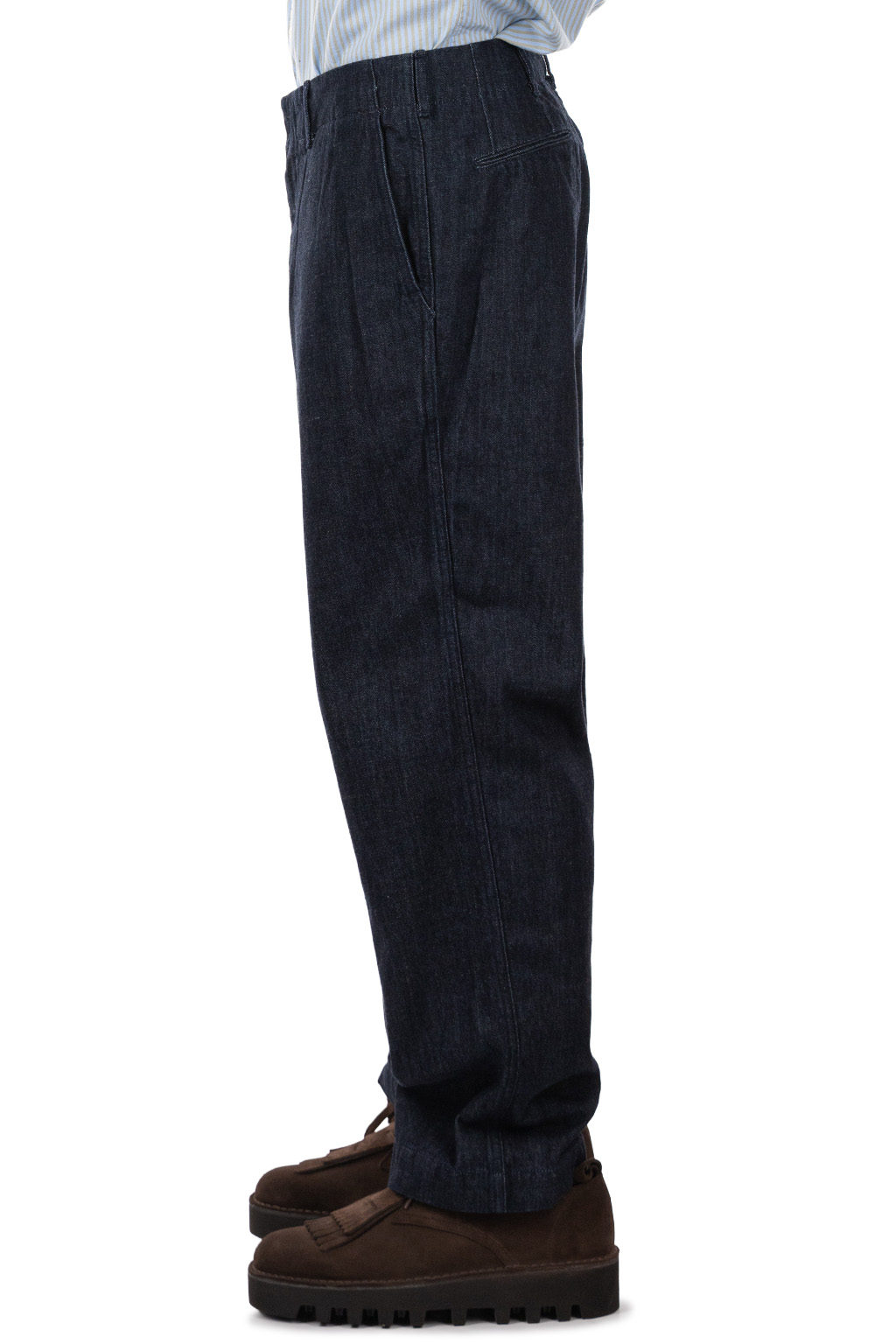 Nanamica (NAN) - Men Wide Denim Pants - Indigo