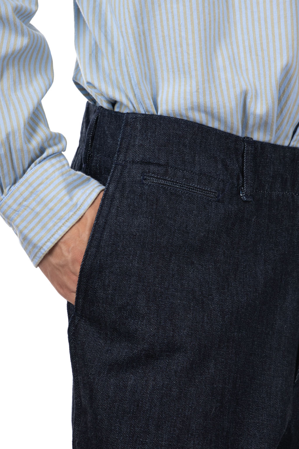 Nanamica (NAN) - Men Wide Denim Pants - Indigo