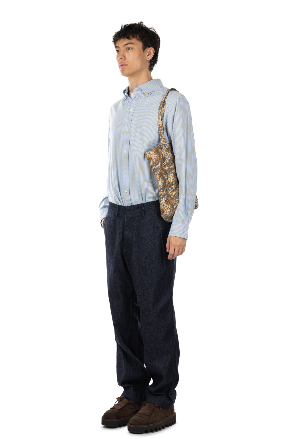 Nanamica (NAN) - Men Wide Denim Pants - Indigo