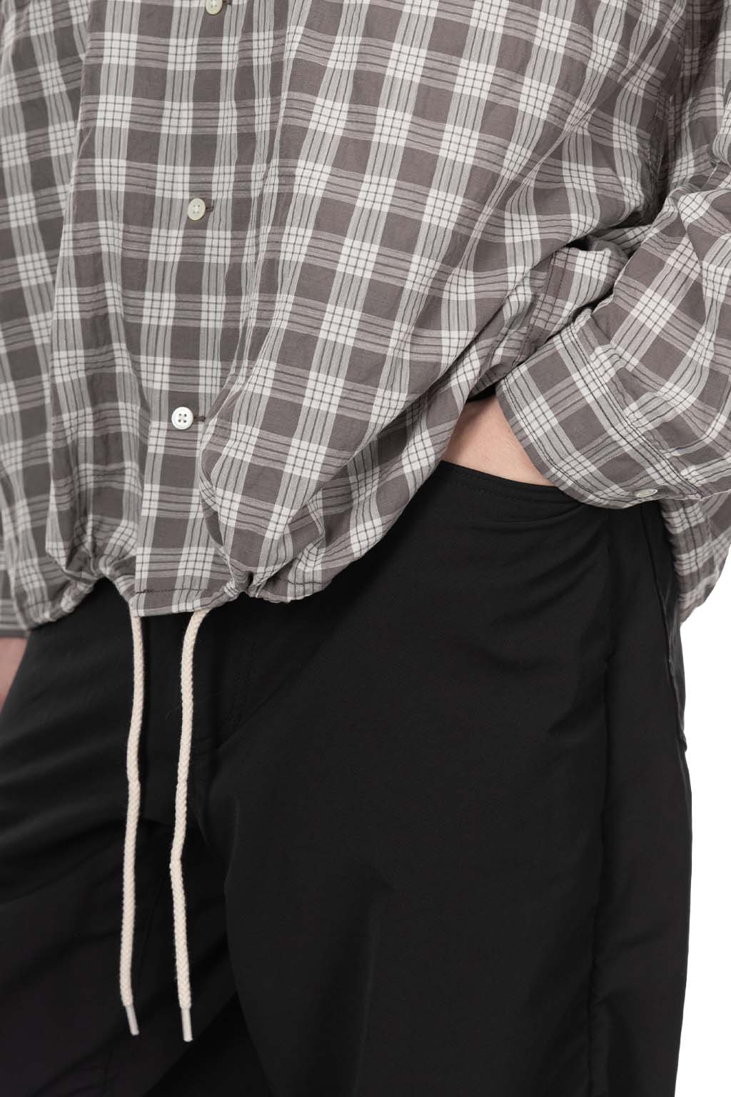 Nanamica (NAN) - Palaka Check Shirt - Grey