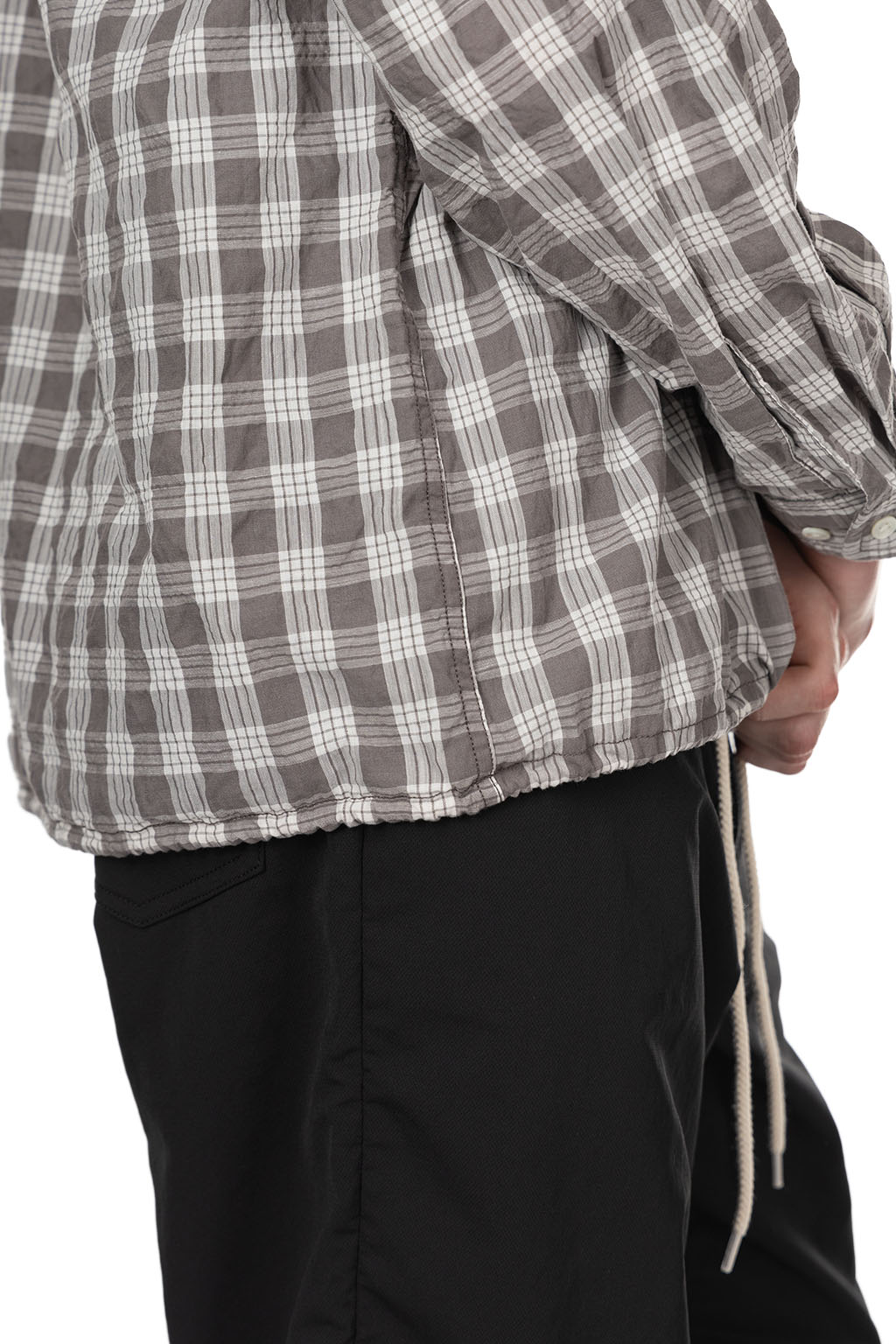 Nanamica (NAN) - Palaka Check Shirt - Grey