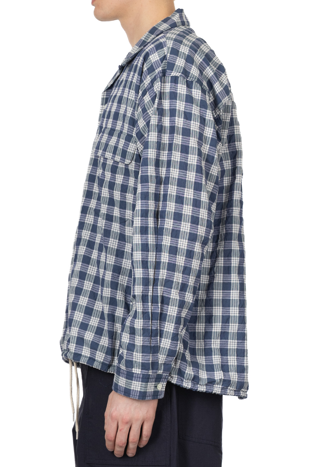 Nanamica (NAN) - Palaka Check Shirt - Navy