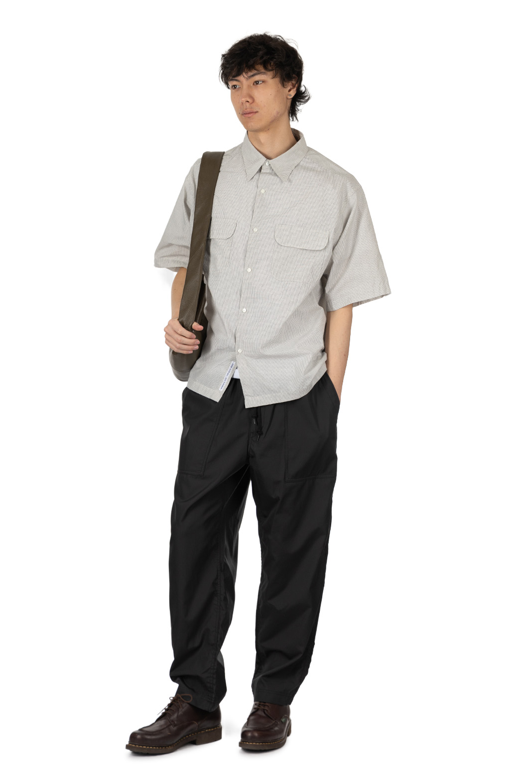 Nanamica (NAN) - Regular Collar Short Sleeves Shirt - Natural