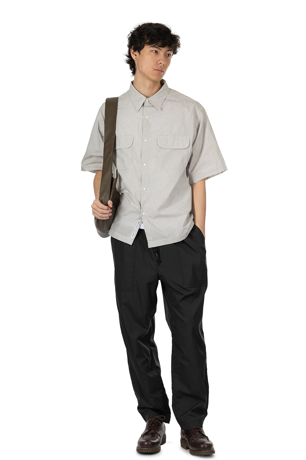 Nanamica (NAN) - Regular Collar Short Sleeves Shirt - Natural