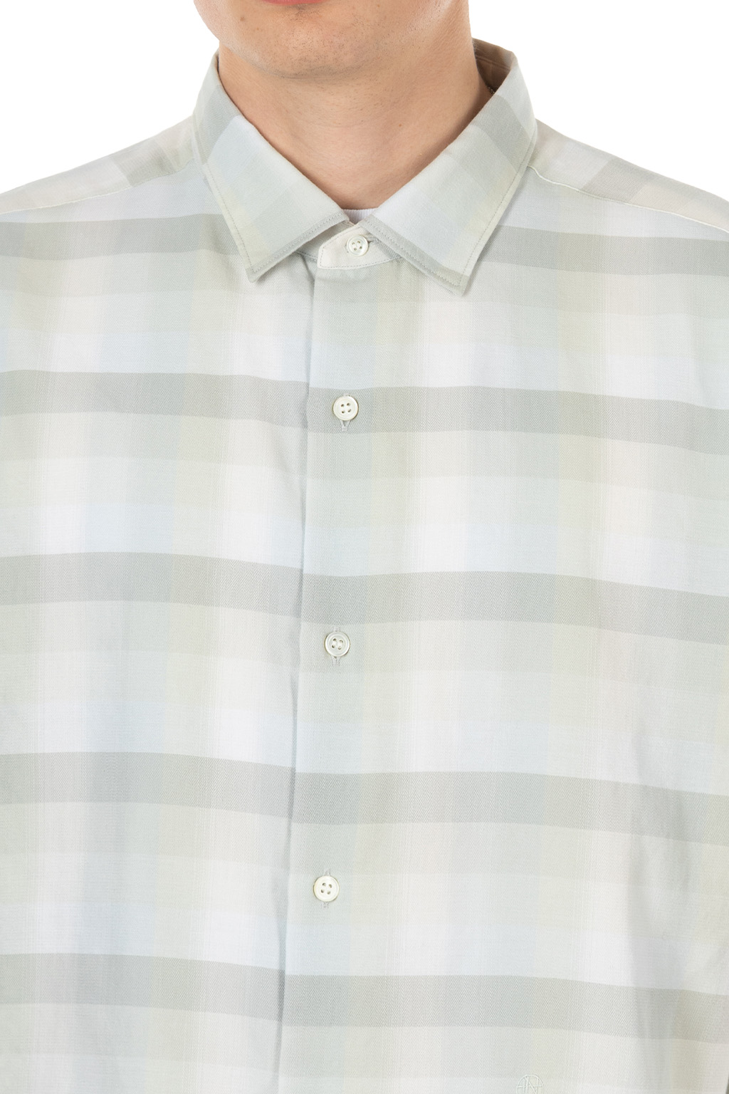 Nanamica (NAN) - Regular Collar Wind Shirt - Light Khaki