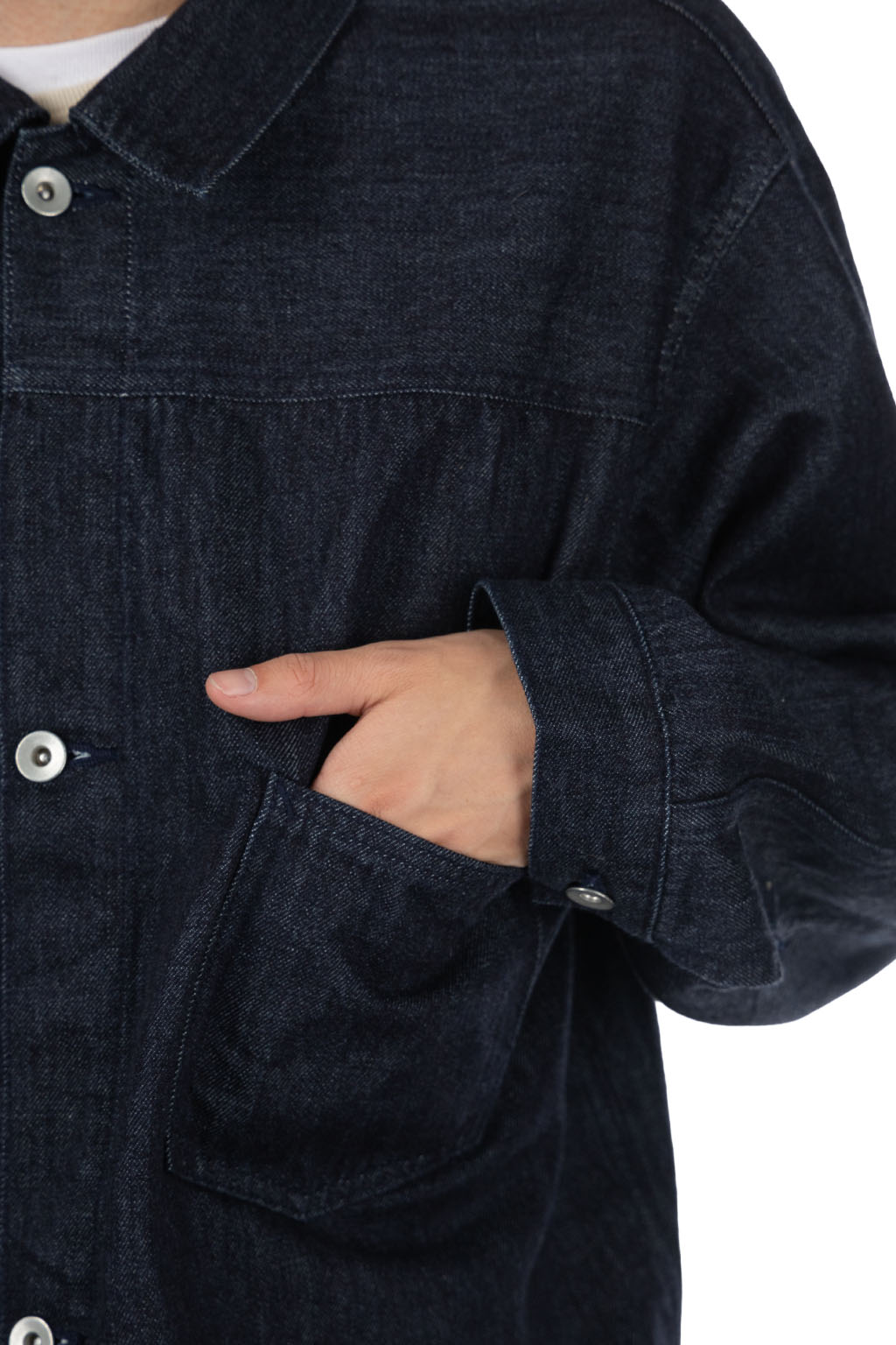 Nanamica (NAN) - Short Denim Jacket - Indigo