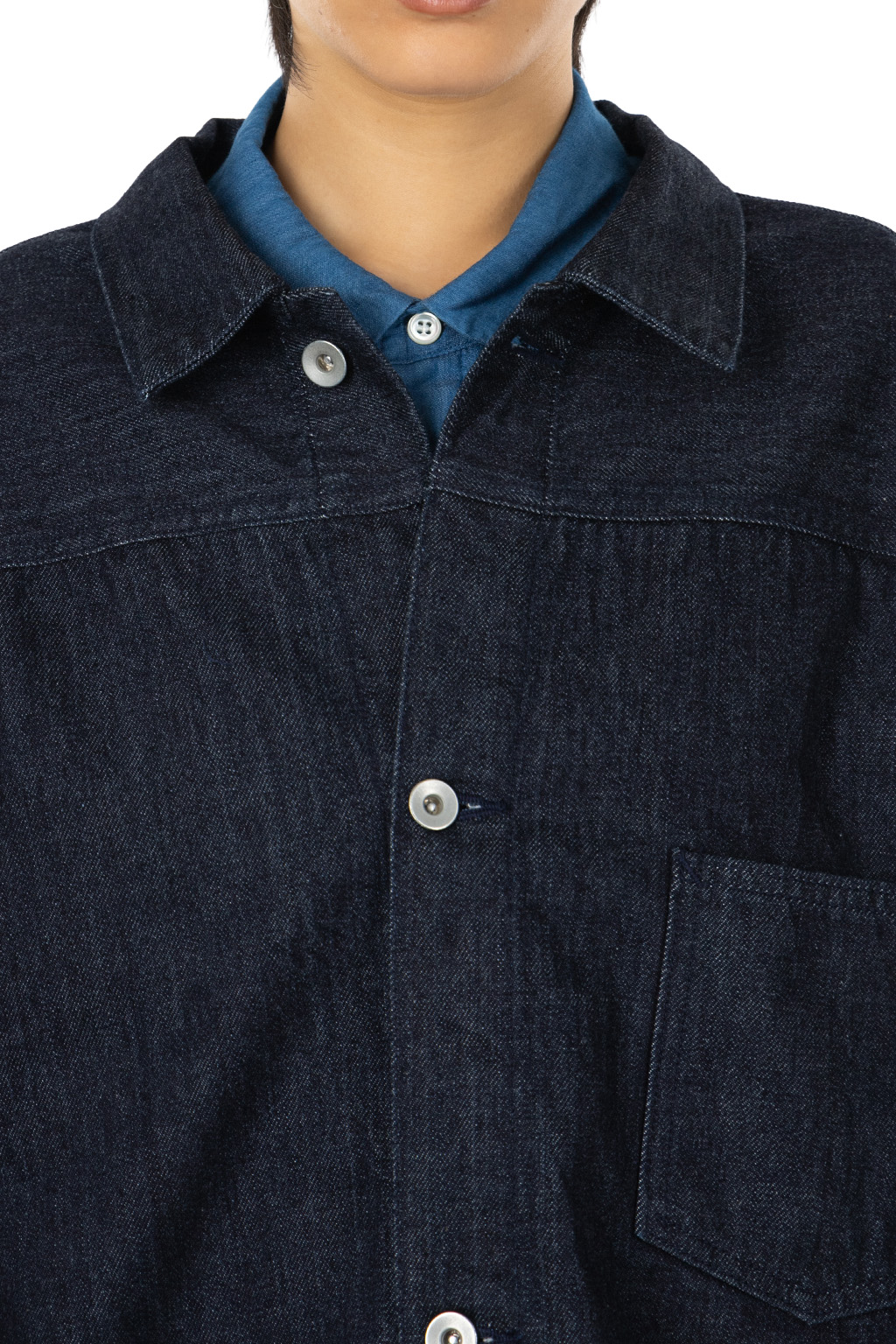 Nanamica (NAN) - Short Denim Jacket - Indigo