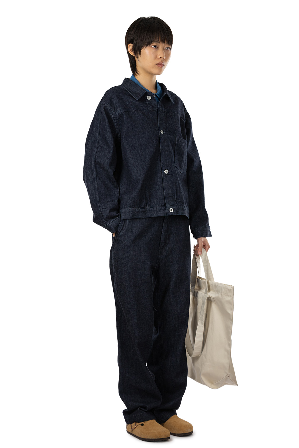 Nanamica (NAN) - Short Denim Jacket - Indigo