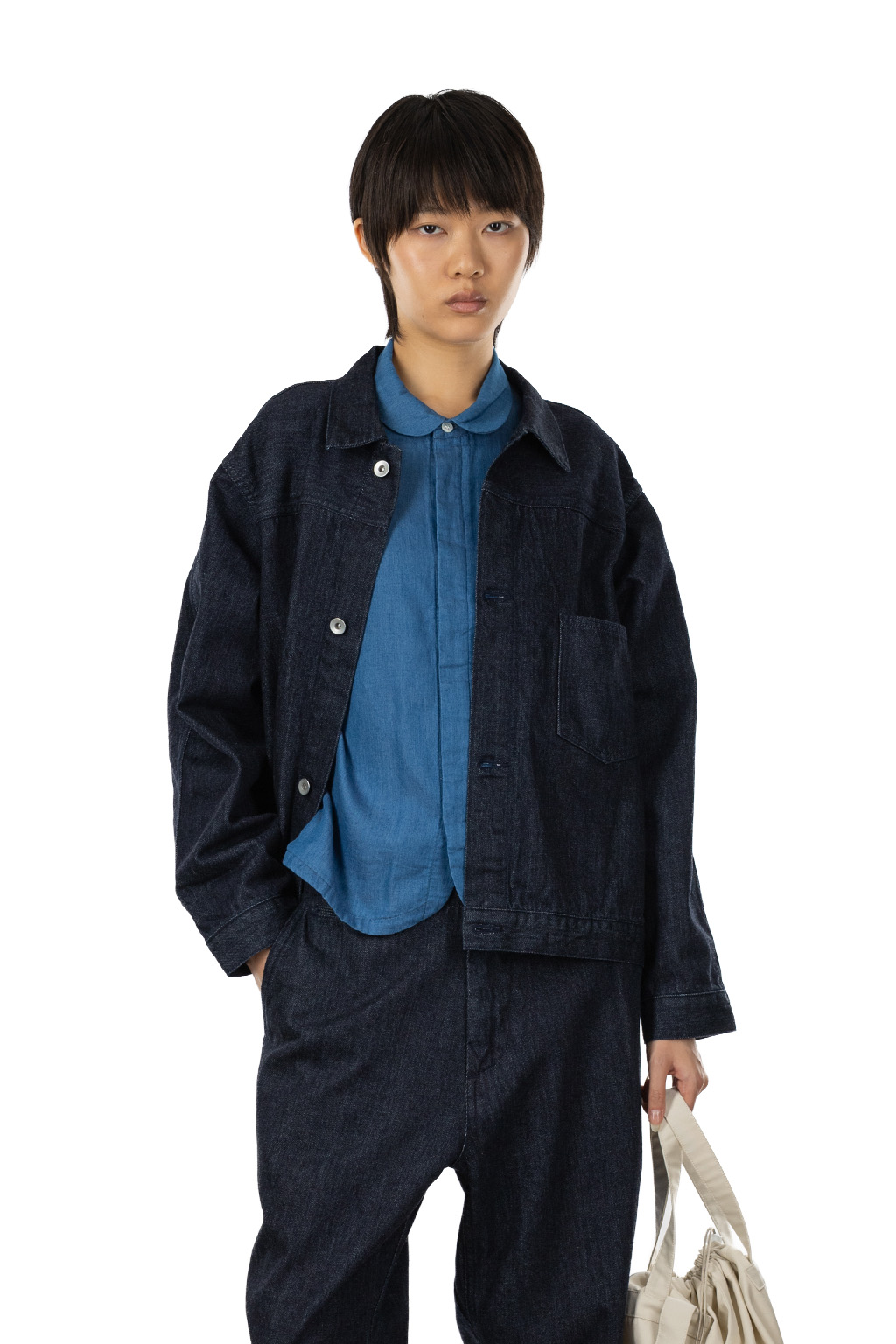 Nanamica (NAN) - Short Denim Jacket - Indigo