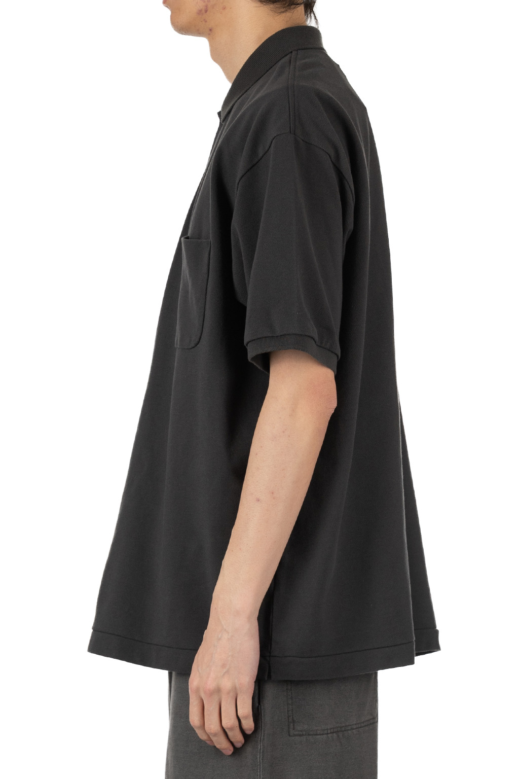 Nanamica (NAN) - Short Sleeves Polo Shirt - Charcoal