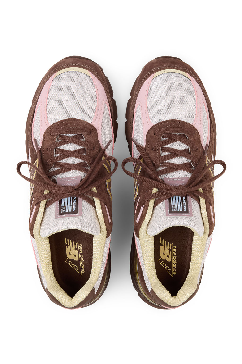 New Balance - Made in USA 990v4 - U990IC4 - Pumpernickel Pink Chalk Alabaster