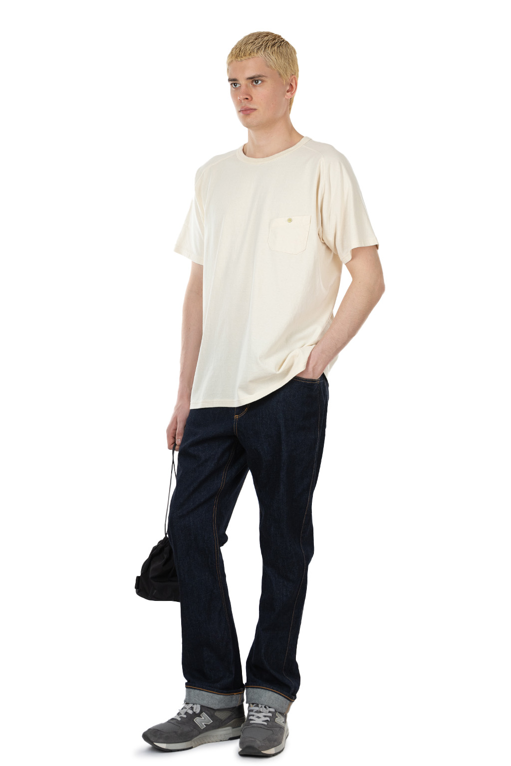 Nigel Cabourn - 5.6oz Basic T-Shirt - Ivory