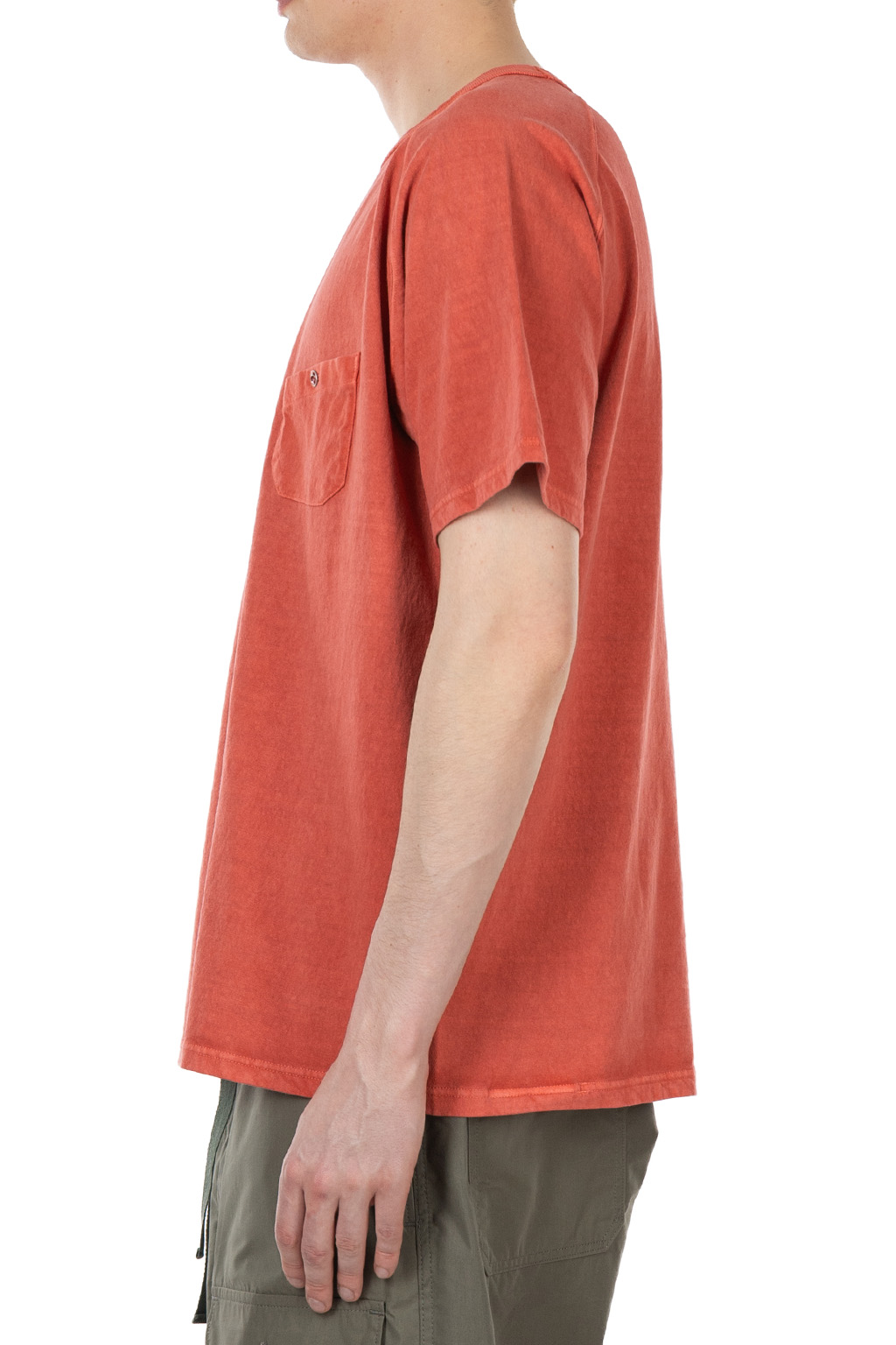 Nigel Cabourn - 5.6oz Basic T-Shirt Pigment - Red