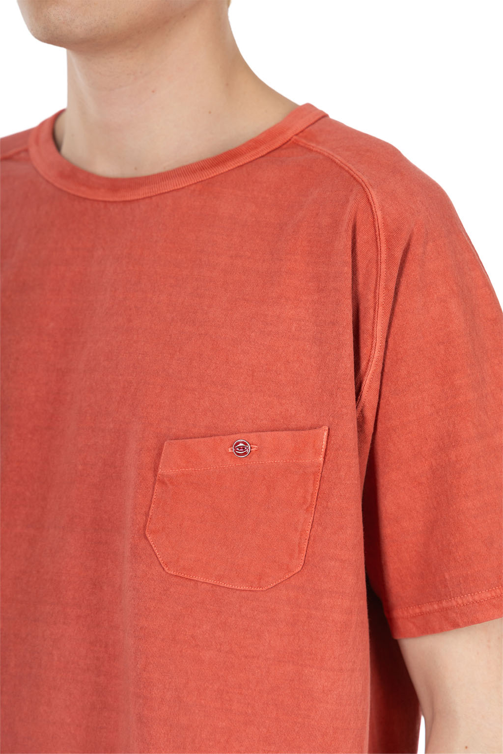 Nigel Cabourn - 5.6oz Basic T-Shirt Pigment - Red