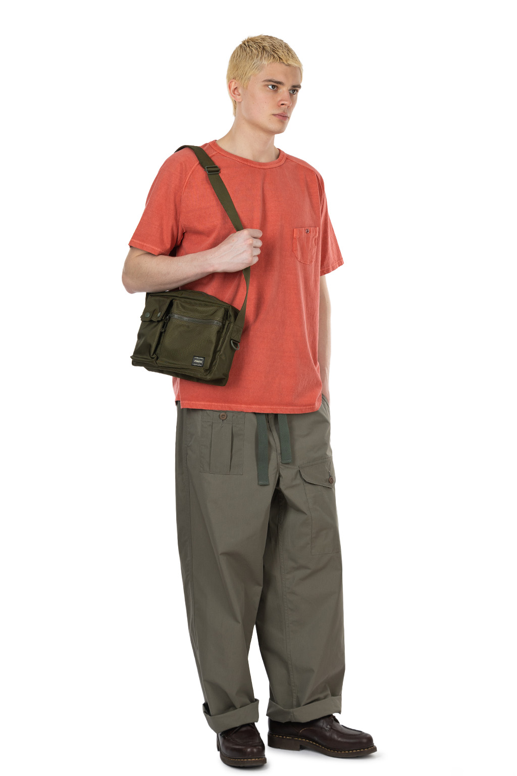 Nigel Cabourn - 5.6oz Basic T-Shirt Pigment - Red