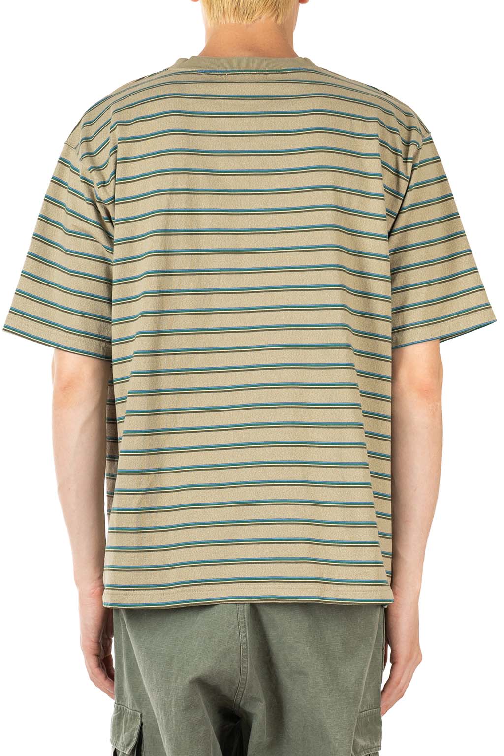 Nigel Cabourn - 7.8oz Border Half Sleeve T-Shirt - Green