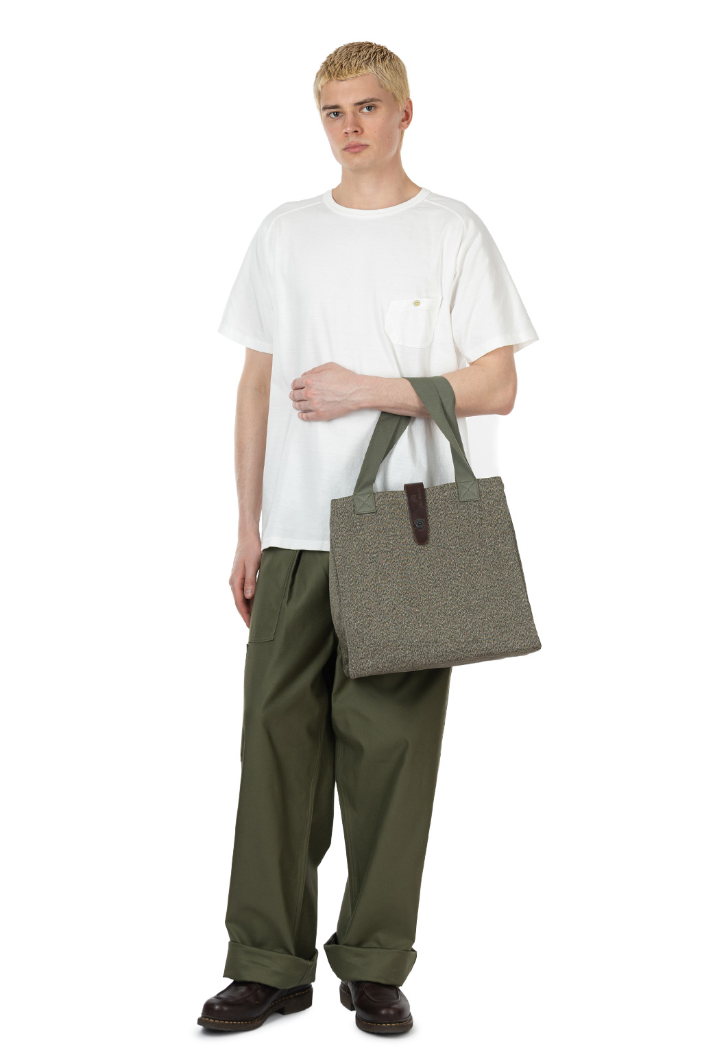 Nigel Cabourn - Bucket Bag - Swiss Army - Dark Green