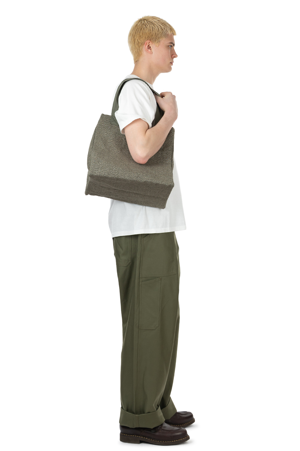 Nigel Cabourn - Bucket Bag - Swiss Army - Dark Green