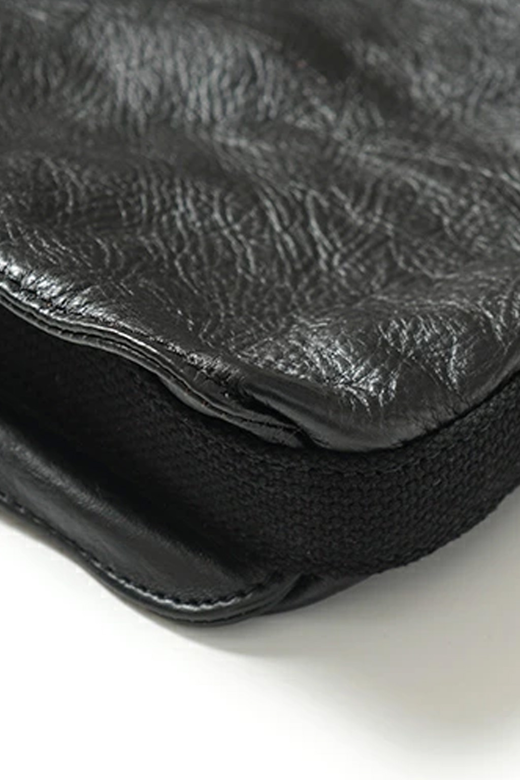 Nigel Cabourn - Mail and Magazine Bag - Brown Core Leather - 110-BLK