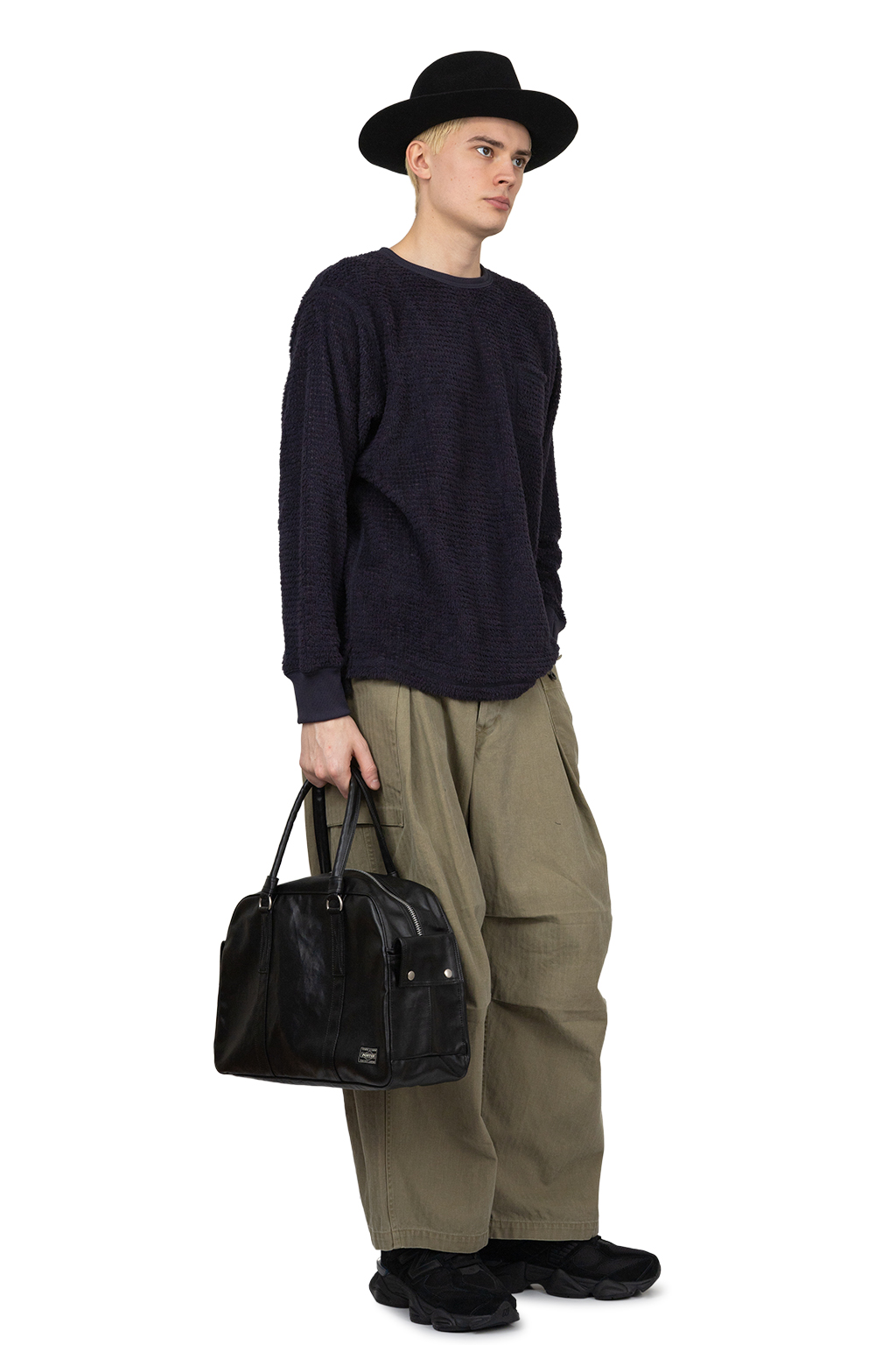 Nonnative - Dweller L/S Tee Polartec Alpha Direct - Navy