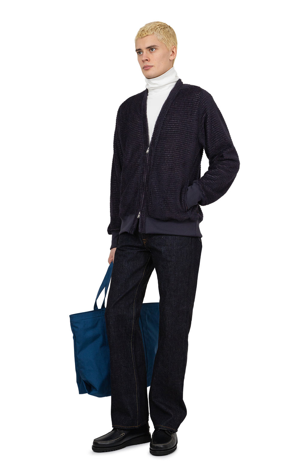 Nonnative - Hiker Zip Cardigan Polartec Alpha Direct - Navy