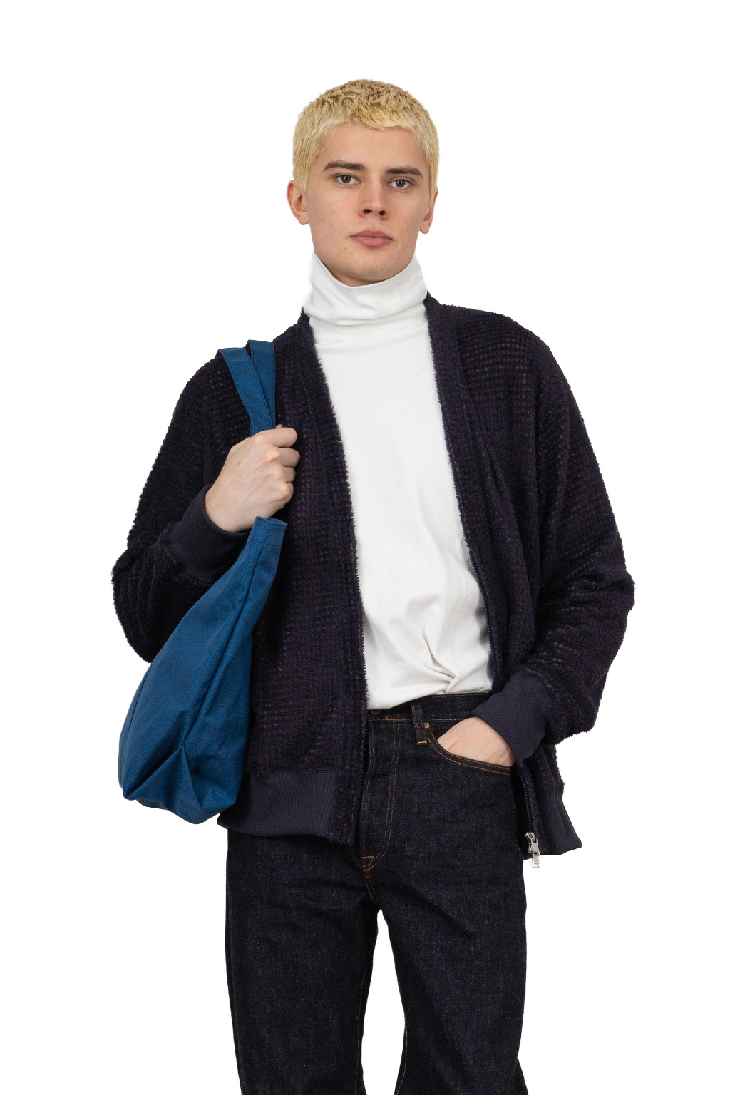 Nonnative - Hiker Zip Cardigan Polartec Alpha Direct - Navy